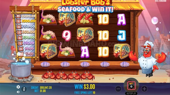 Lobster Bob's Sea Food and Win It Slot Gacor yang Menguntungkan